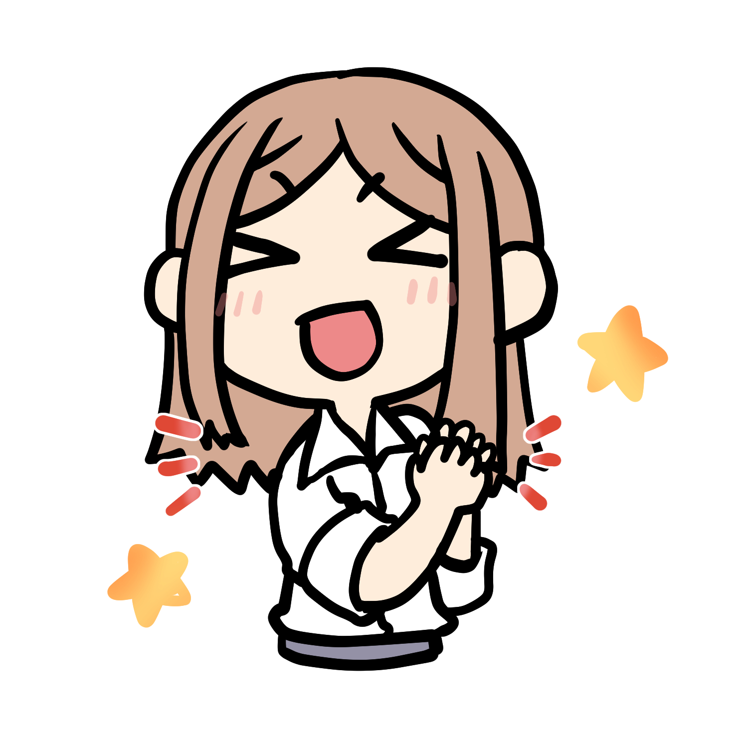 笑う女性